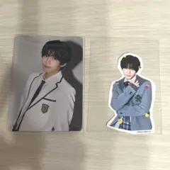 長尾謙杜 HARD WORK トレカ シール セット