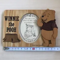 ウィニー・ザ・プー 木製フォトフレーム
