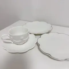 Francfranc ホイップカップ&ソーサー・ヌーべプレートセット