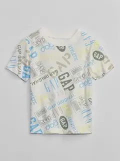 新品未使用 Baby GAP Tシャツ 総ロゴ 半袖 コットン クルーネック