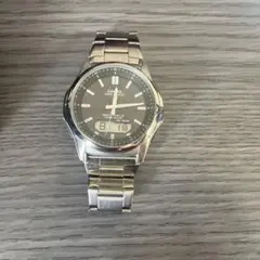 CASIO WAVE CEPTOR アナデジ ソーラー電波腕時計