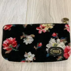 FEILER フェイラー 花柄 ポーチ