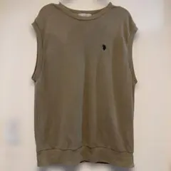 U.S. POLO ASSN. ニットベスト ワンポイント刺繍