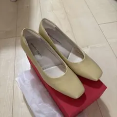 オリエンタルトラフィック　跳べるパンプス　24.0cm 38 イエロー