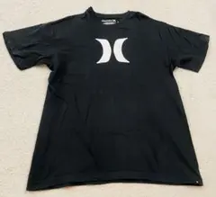 №1032 ハーレイ黒プリントクルーネック半袖TシャツLのサムネイル