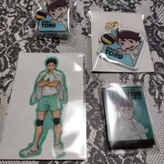 ‪✝︎ ハイキュー ダイソー マグネット 青葉城西 及川徹 岩泉一 4点セット
