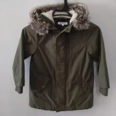 グローバルワーク　フード付中綿コート　kids110〜120センチ