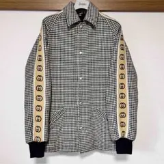 【GUCCI】グッチ インターロッキングG ストライプ ジャケット コートのサムネイル