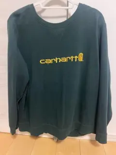 carhartt ダークグリーン トレーナー