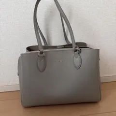 HAYNI グレー レザー トートバッグ - メルカリ