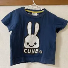 CUNE ウサギプリント Tシャツ ネイビーのサムネイル