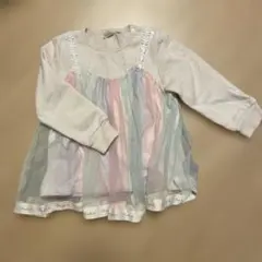 フリル付きトレーナー