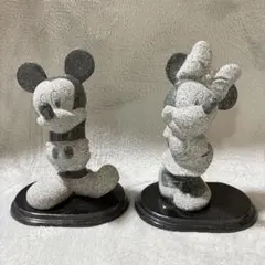 【希少】ディズニー ミッキー ミニー 御影石 スタチュー フィギュア 希少】ディズニー ミッキー ミニー 御影石 スタチュー フィギュア