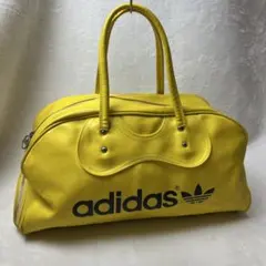 激渋80s vintage adidas エナメル ボストンバック ブラウン】 - メルカリ