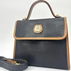 LANCEL ランセル 2way レザーハンドバッグ ショルダー ロゴ 収納袋付 