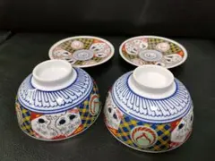 【貴重！】吉野家 有田焼　茶碗と小皿×2セットのサムネイル
