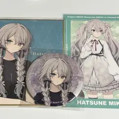 プロセカ 初音ミク 色紙 ZOZOTOWNクリアエピカ 箔押し グリ缶46C