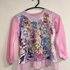 【新品】プリキュア オールスターズ 光るパジャマ　ナイトウェア ピンク