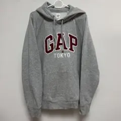 GAP TOKYO ロゴ プルオーバー パーカー グレー Mサイズのサムネイル