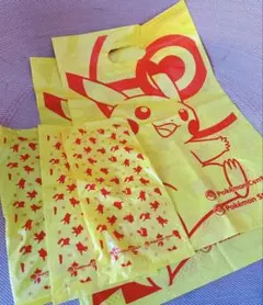 ポケモンセンター ピカチュウショップ袋　5枚セットのサムネイル