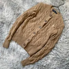 まきまき様専用ポロラルフローレン カシミヤ混 ケーブルニット カ ベージュ XS