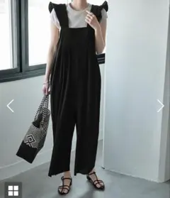 STYLE DELI プリーツ加工フリルストラップサロペット　新品未使用のサムネイル