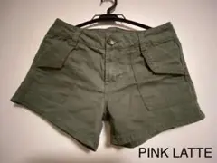 【お値下げ】ピンクラテ☆ショーパン☆カーキ