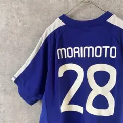 日本代表ユニフォーム　MORIMOTO 28 シャツ　メンズMサイズのサムネイル