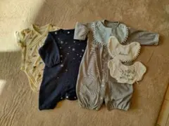 2WAYオール　カバーオール　セット