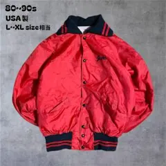 80s90sUSA製BELL’S ACTIONwearナイロンスタジャンL~XL