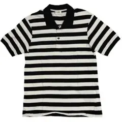 14SS Saint Laurent Paris エディ期 ボーダーポロシャツのサムネイル