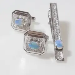 カフスボタン　ネクタイピン　オパール　SUNEAGLE　サンイーグルのサムネイル