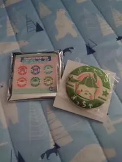 サンリオキャラクターズ 刺繍缶バッチ ポチャッコ