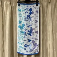 ミッキーマウスフェイスタオル
