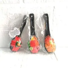 リアルキッチンシリーズ ひとくちれんげご飯 山盛り海鮮丼 食品サンプル3個セット