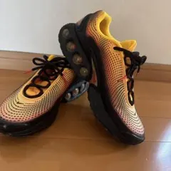 Nike エアクッション スニーカー オレンジ/イエロー