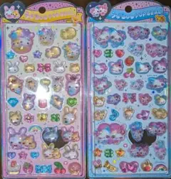 【正規品】うるちゅるPOP SEAL フワフワらびちゃん・まじかるみゅーちゃん