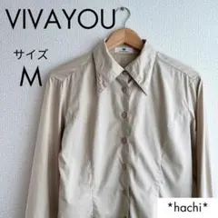 VIVAYOU ビバユー シャツ レディース M ヌーディベージュ きれいめのサムネイル