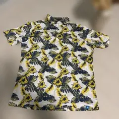 adidas アディダス テーラーメイド ロゴ刺繍 ボタニカル柄 ポロシャツ