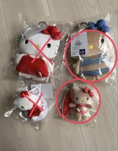 ハローキティ 水着とシュノーケルのぬいぐるみセット - メルカリ