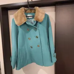 ハニーズ　ブルーグリーンハーフコート