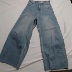 &ローリーズファーム ワイドデニムパンツ サイズ レディース