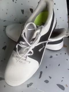 PUMA ゴルフシューズ ホワイト ブラックのサムネイル