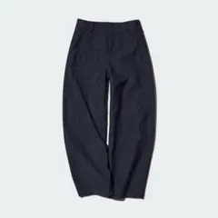 UNIQLO ジャージーバレルレッグパンツ S NAVY