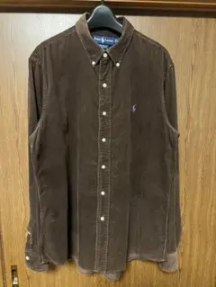 Ralph Lauren コーデュロイ シャツ ブラウン　Lのサムネイル