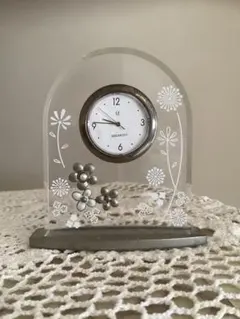 Mikimoto 花柄デザイン 時計 クリア - メルカリ