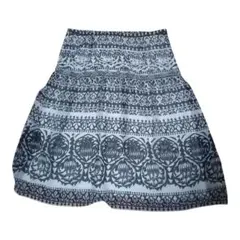 【美品】上品×華やか 23区 ひざ丈 フレアスカート 38 M