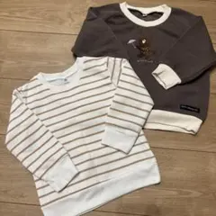 裏起毛トレーナー2点セット 90cm