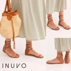 フリーピープル取扱いブランド☆INUVO☆レースアップサンダルのサムネイル