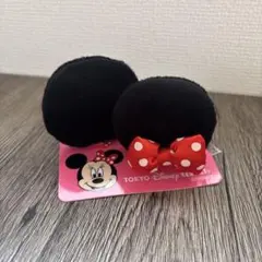 ディズニーリゾート　ミニー　ヘアピン　ヘアパッチン　新品未使用
